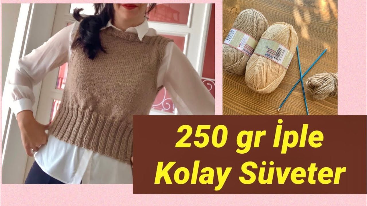 Kolay Örgü Süveter