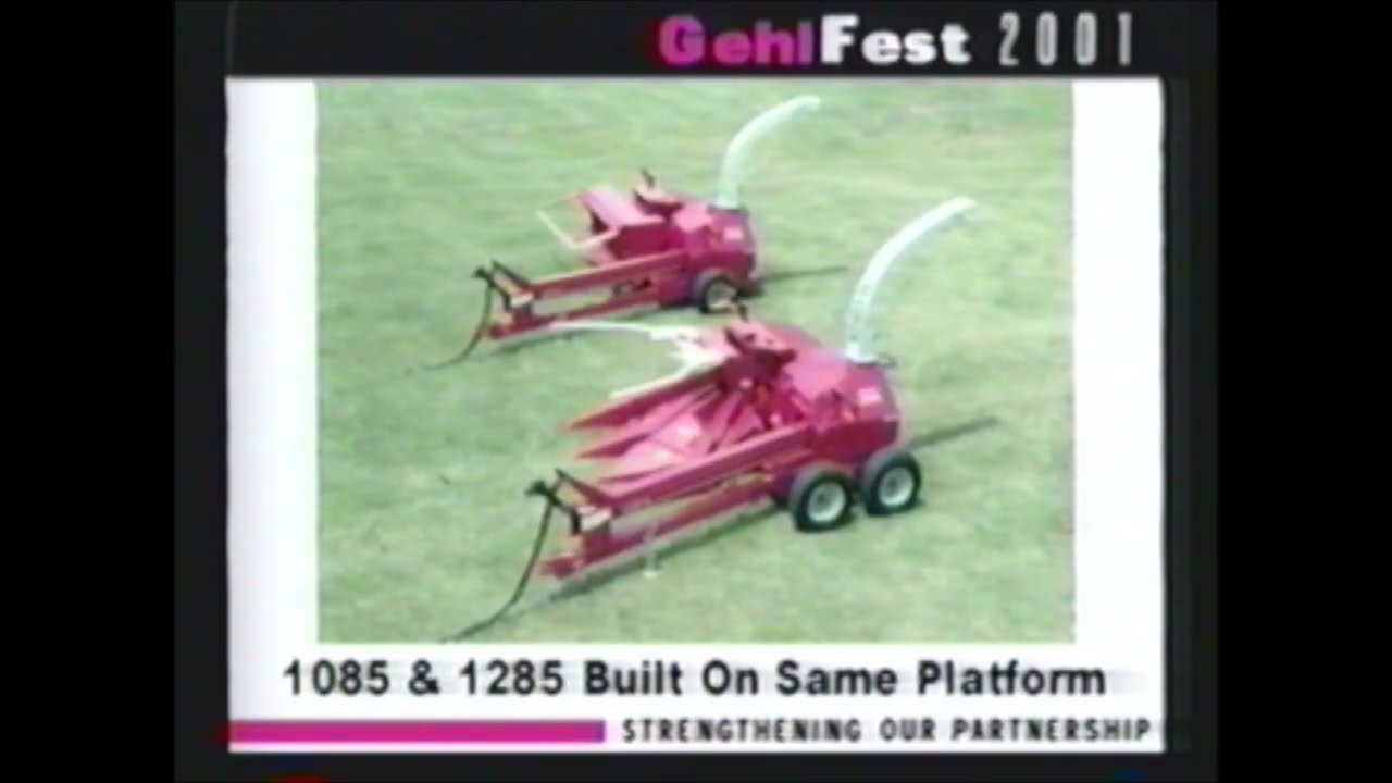 GehlFest 2001, часть 2. Слайд-шоу о сене и кормах с комментариями.