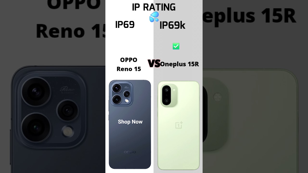 Oppo Reno 15 vs Oneplus 15R
