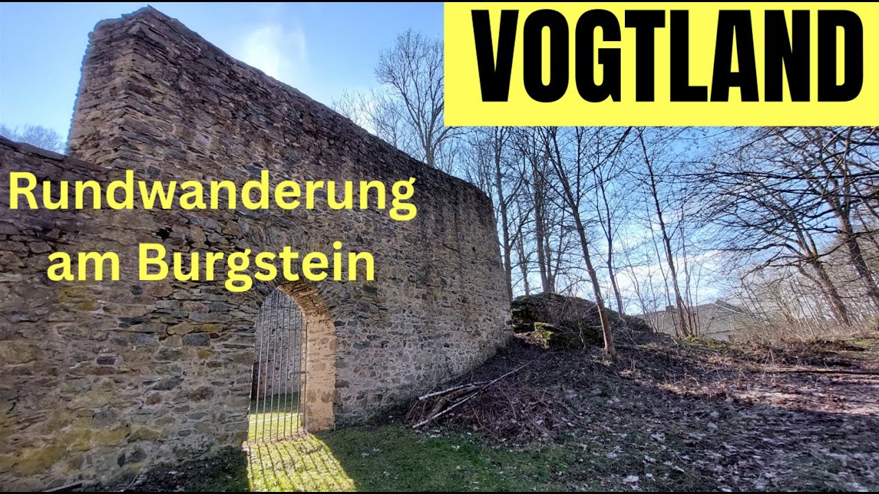 🚶🏽‍♂️Wandern am Burgstein im Vogtland (nahe Weischlitz)