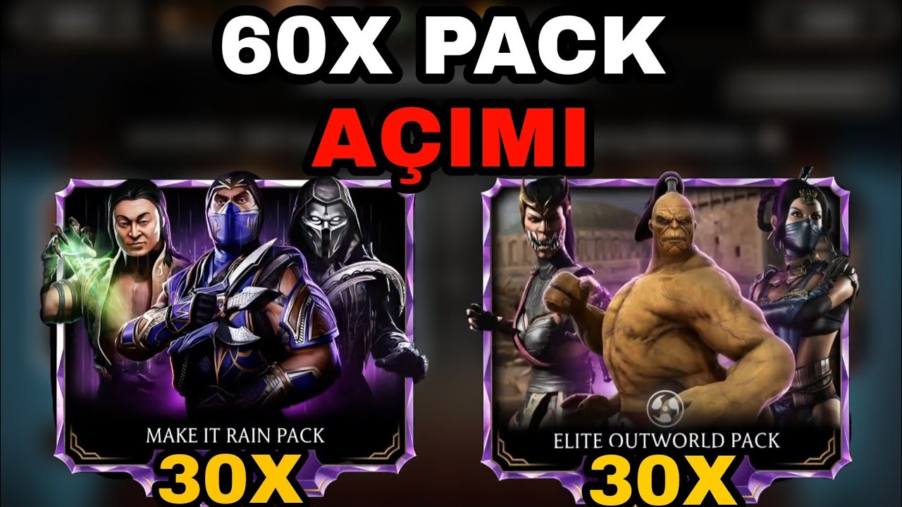 İZLEYİCİME 60 TANE PACK AÇTIM💲 | Ne Bu Şanssızlık ? | Mk Mobile