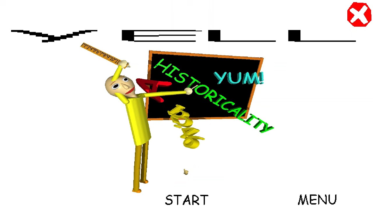Baldi's Basics Yell Mod Full Walkthrough