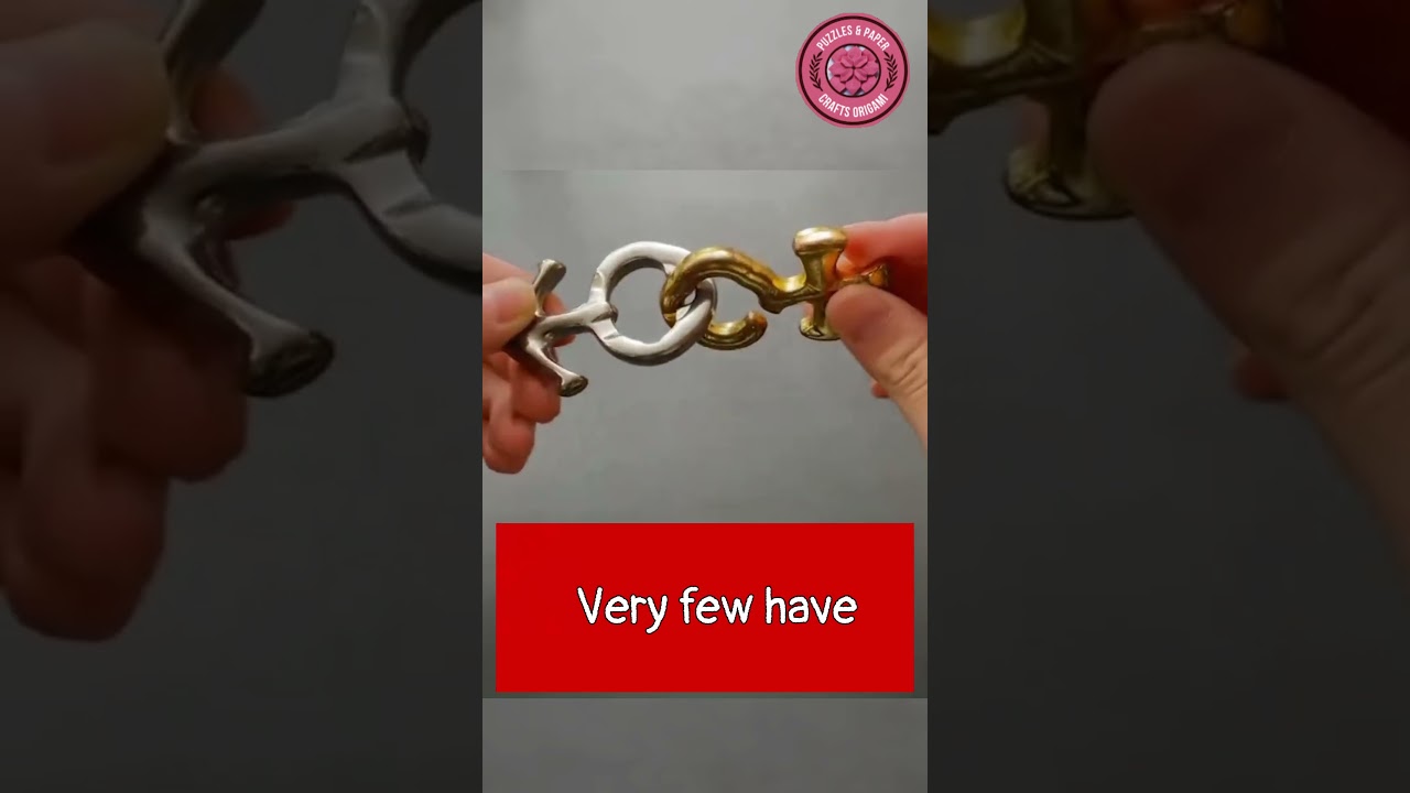 Hanayama Cast Lock Puzzle | No one can solve in under 1 minute! | Impossible & Hard Puzzle Solving
