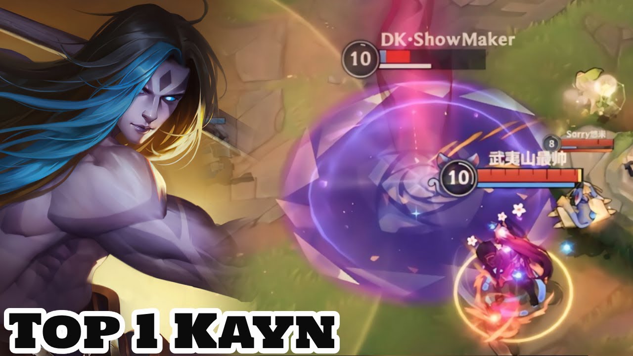 Wild Rift Kayn - Top 1 Kayn  Gameplay Rank Challenger