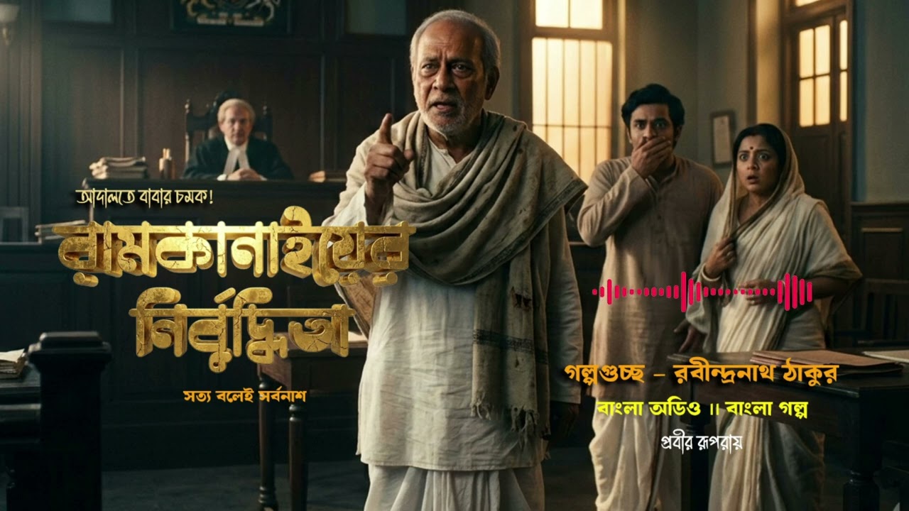 বাবার বিরুদ্ধে ছেলের ভয়ঙ্কর ষড়যন্ত্র! | রামকানাইয়ের নির্বুদ্ধিতা | Rabindranath Tagore Story