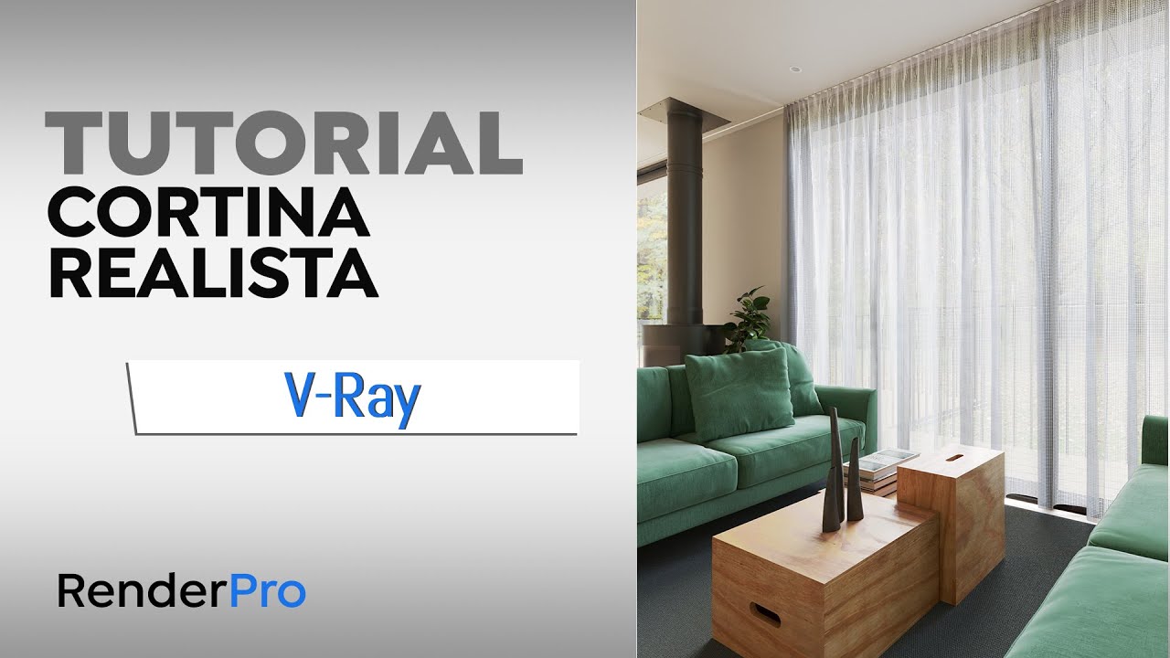 Tutorial Cortina Realista - Sketchup e V-Ray