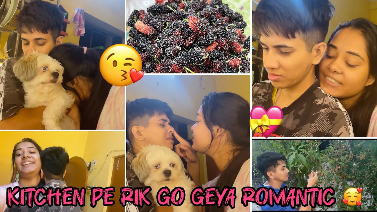Kitchen Romantic vlog🥰 Couple vlog🏳️‍🌈❤️​⁠@Rikpiyavlogs