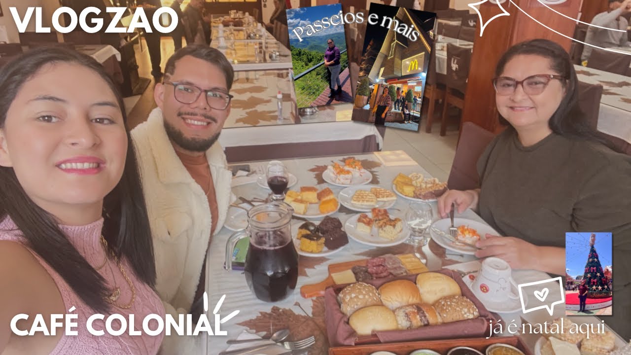 Café Colonial, Natal Luz e Passeios pela Serra Gaúcha | Vlog Completo!