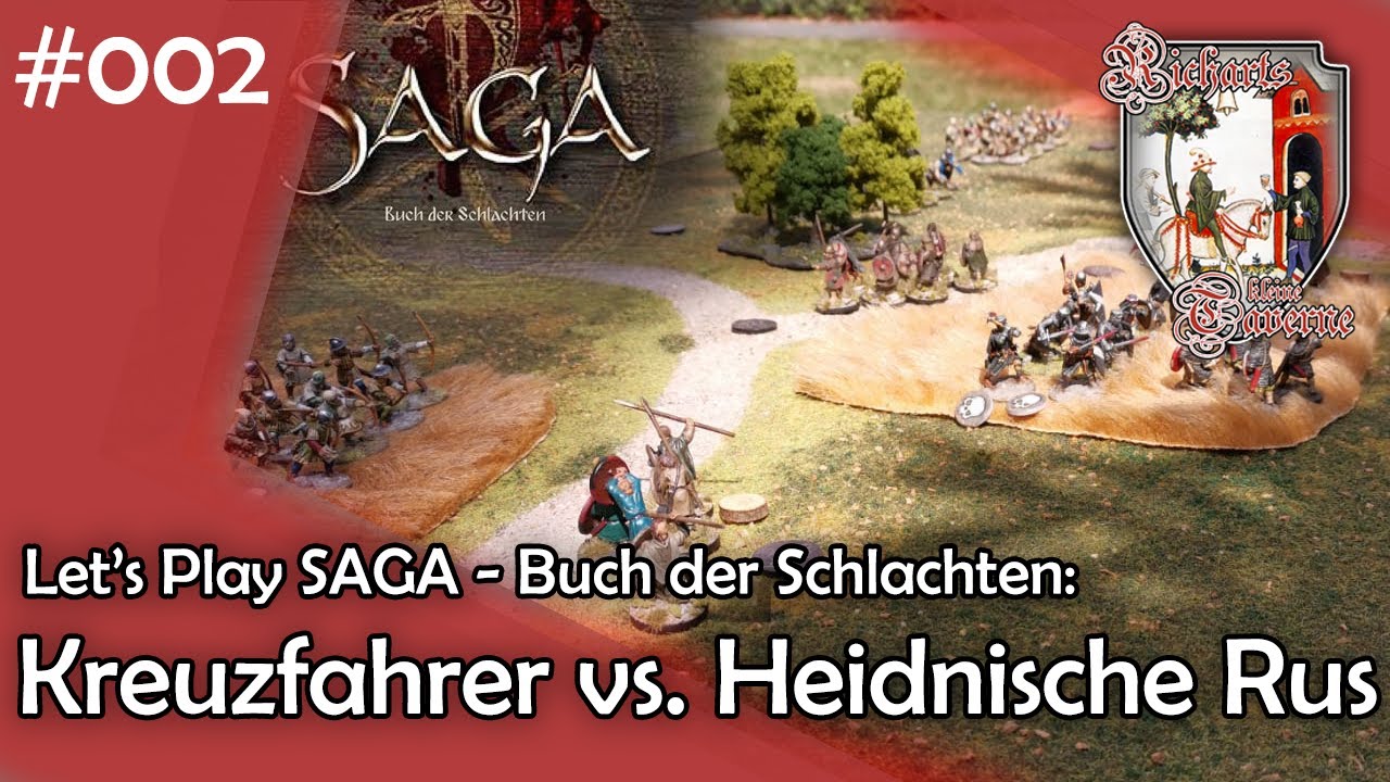 Let's Play Saga #002 | Kreuzfahrer vs. Heidnische Rus | Buch der Schlachten | Tabletop