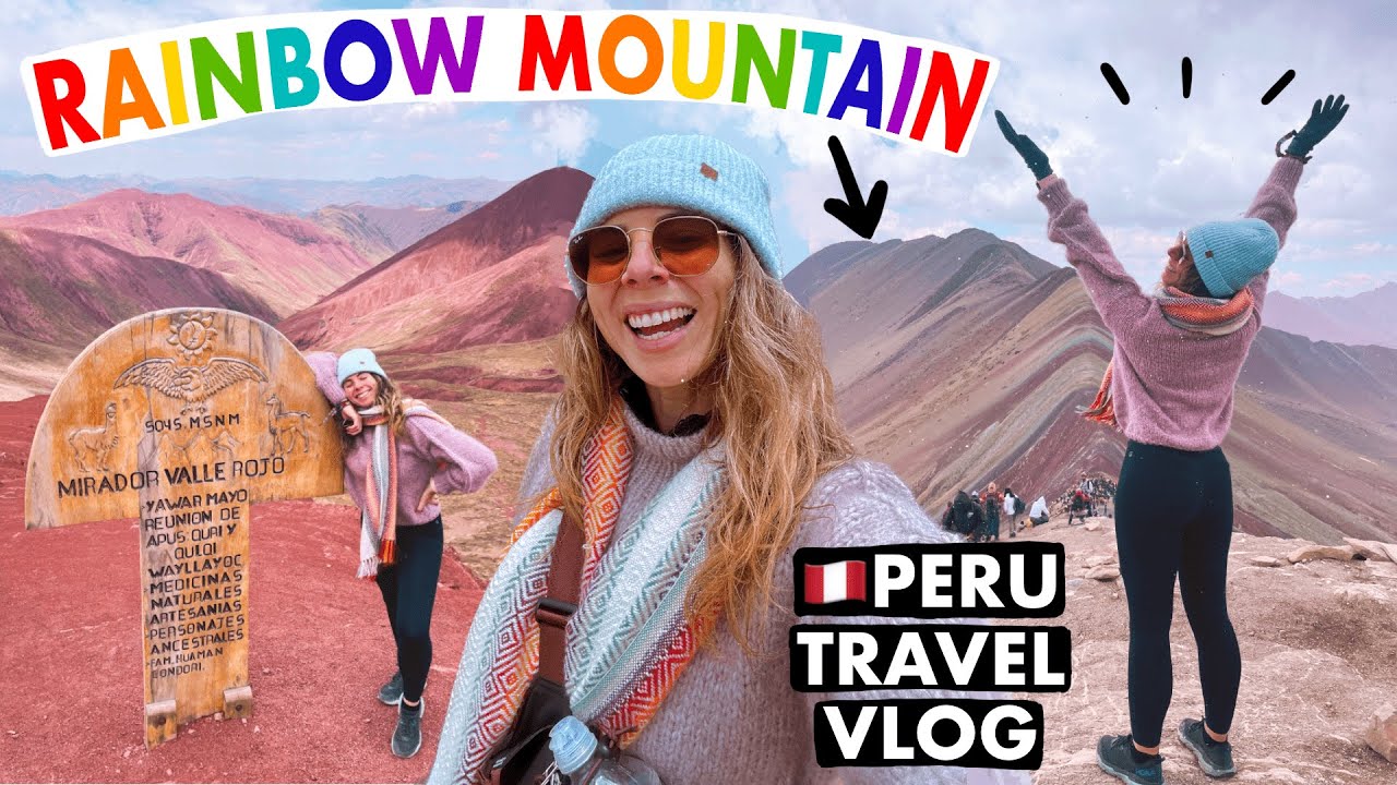 Поход на Радужную гору 🌈 С рюкзаком в Перу 🇵🇪 Видеоблог о путешествиях в Куско