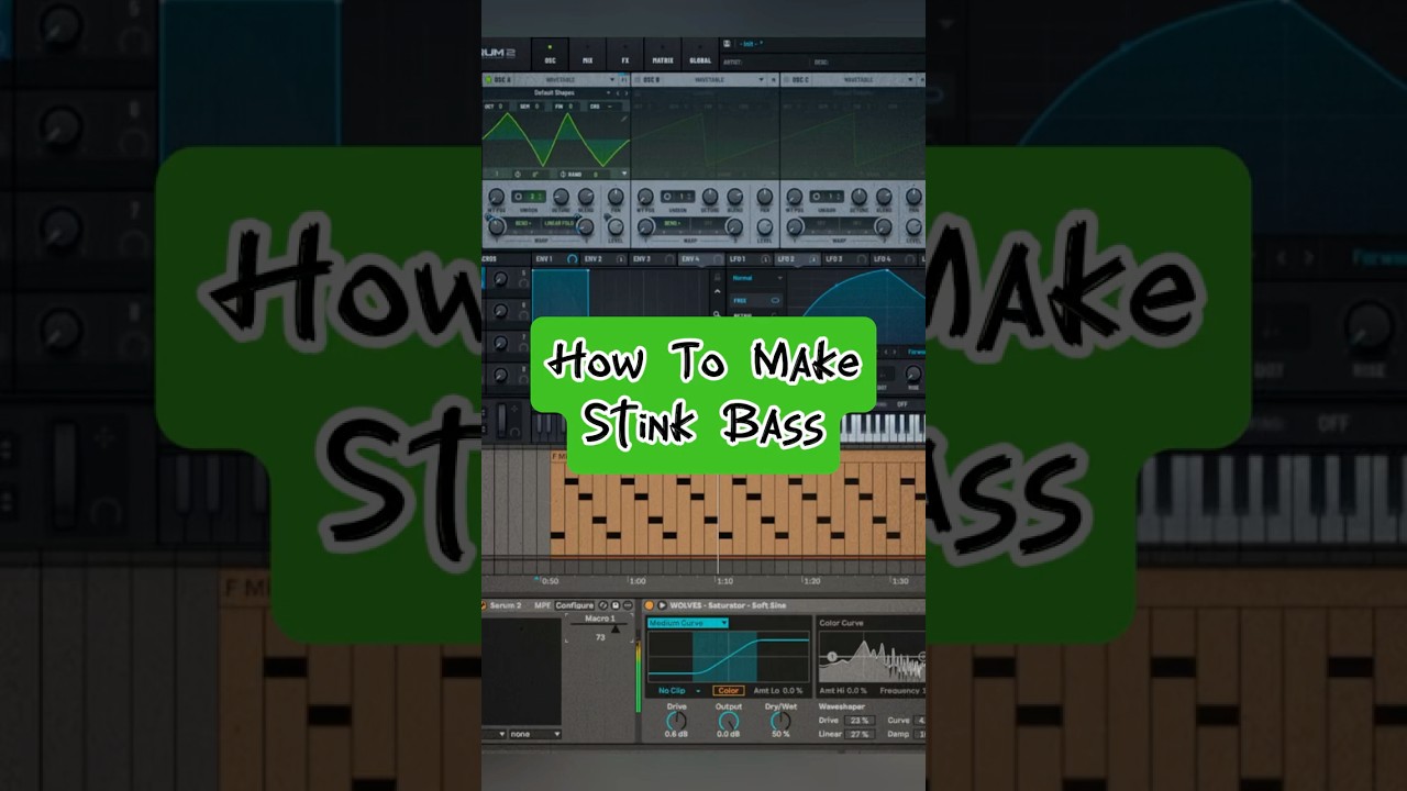 How to make stink bass in Serum 2 