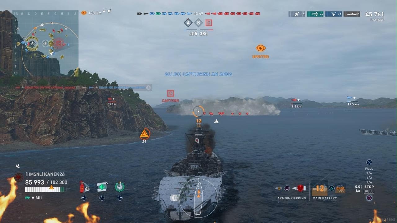 World of Warships: Legends Aki 240k