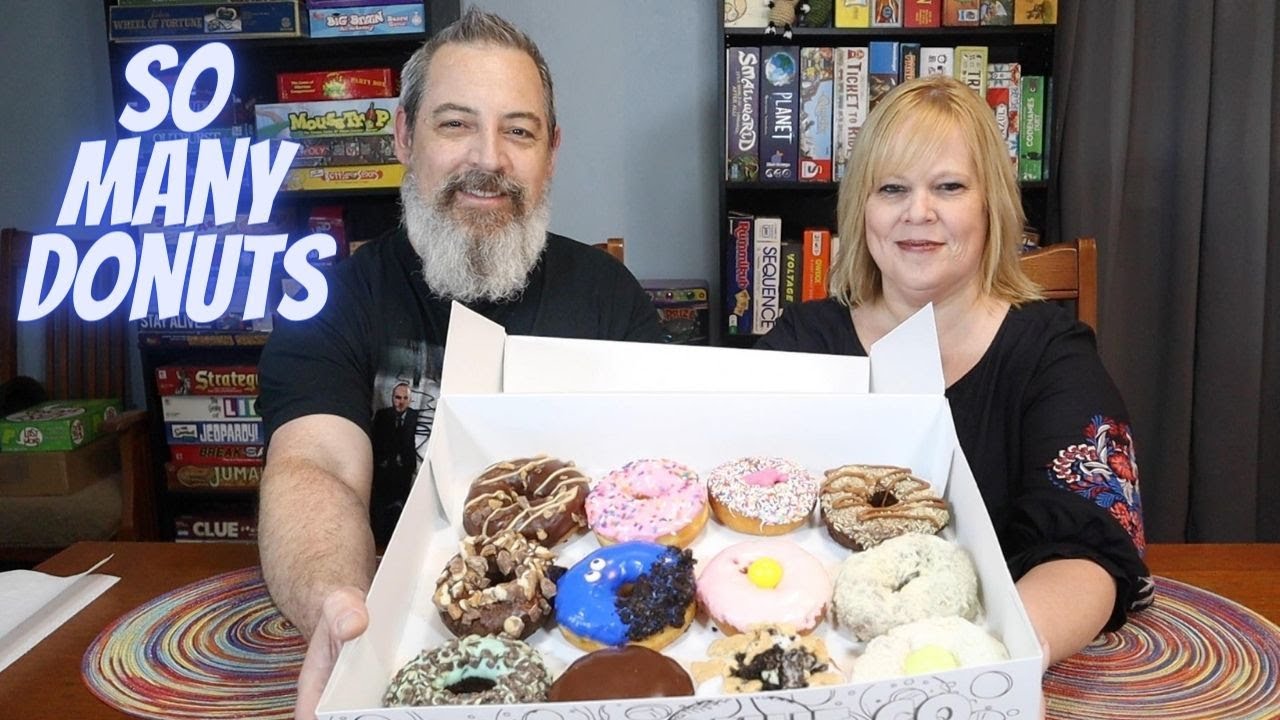 EATING CRAZY DONUTS | LAURA FELL IN LOVE WITH AN ENGLISH GENTLEMAN | HURTS DONUTS REVIEW