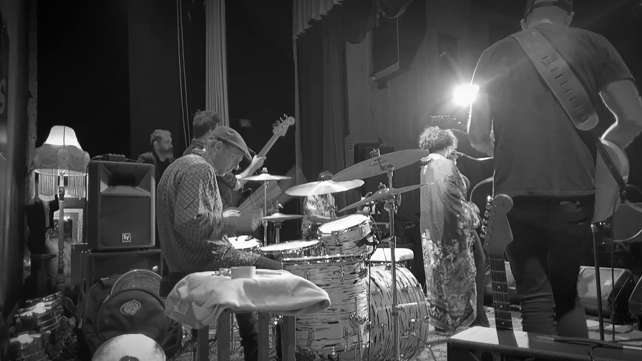 Dave Hibbard drumming with Mahalia Barnes and the soul mates.