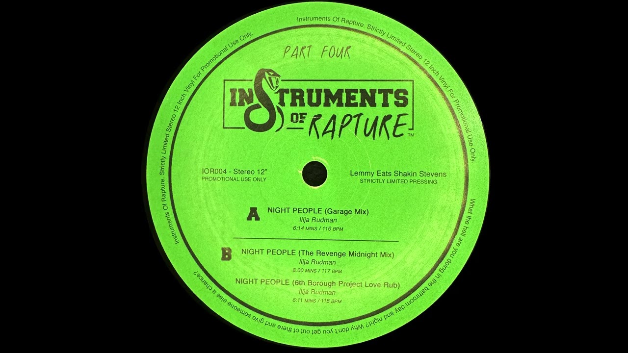 Ilija Rudman - Night People (The Revenge Midnight Mix)