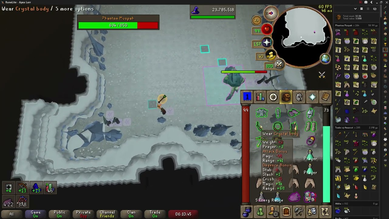 Phantom Muspah kill - Tumeken's Shadow/BowFa/ACB