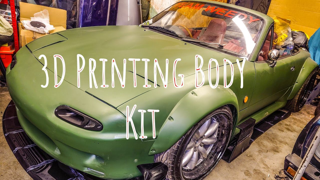 3d printed body kit and learning Rescuing Mazda Mx5 pt21