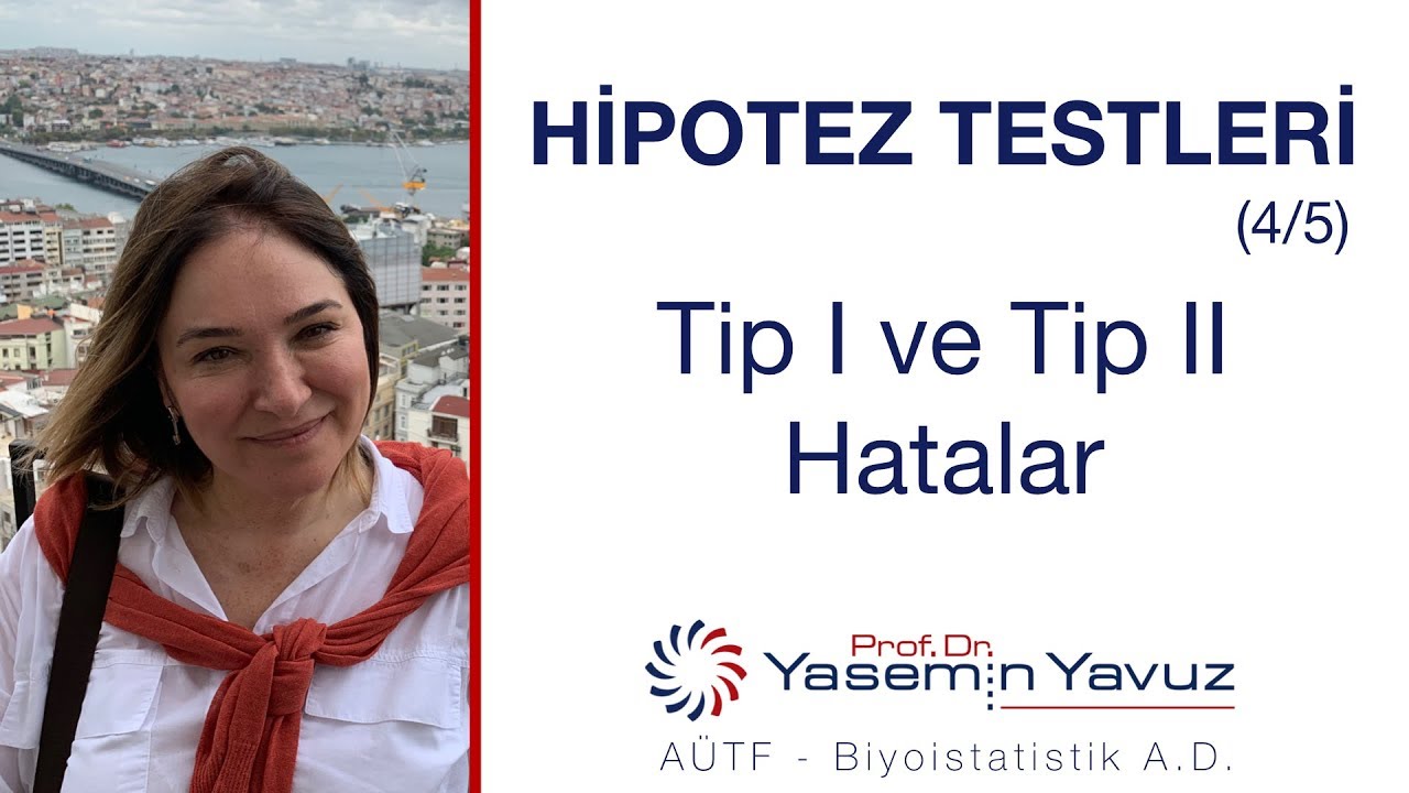 Hipotez Testleri (4/5) "Tip I ve Tip II Hata"