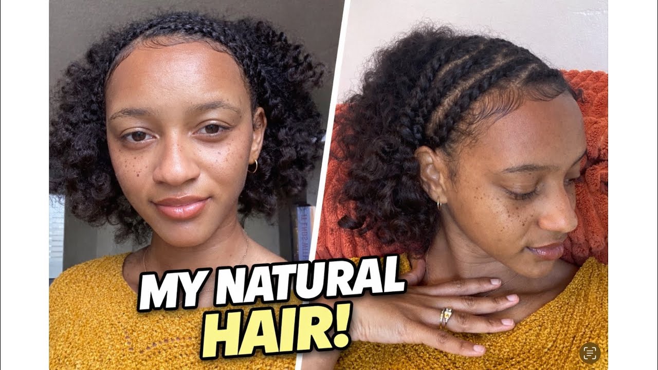Soft curls and a little braid moment ✨Natural