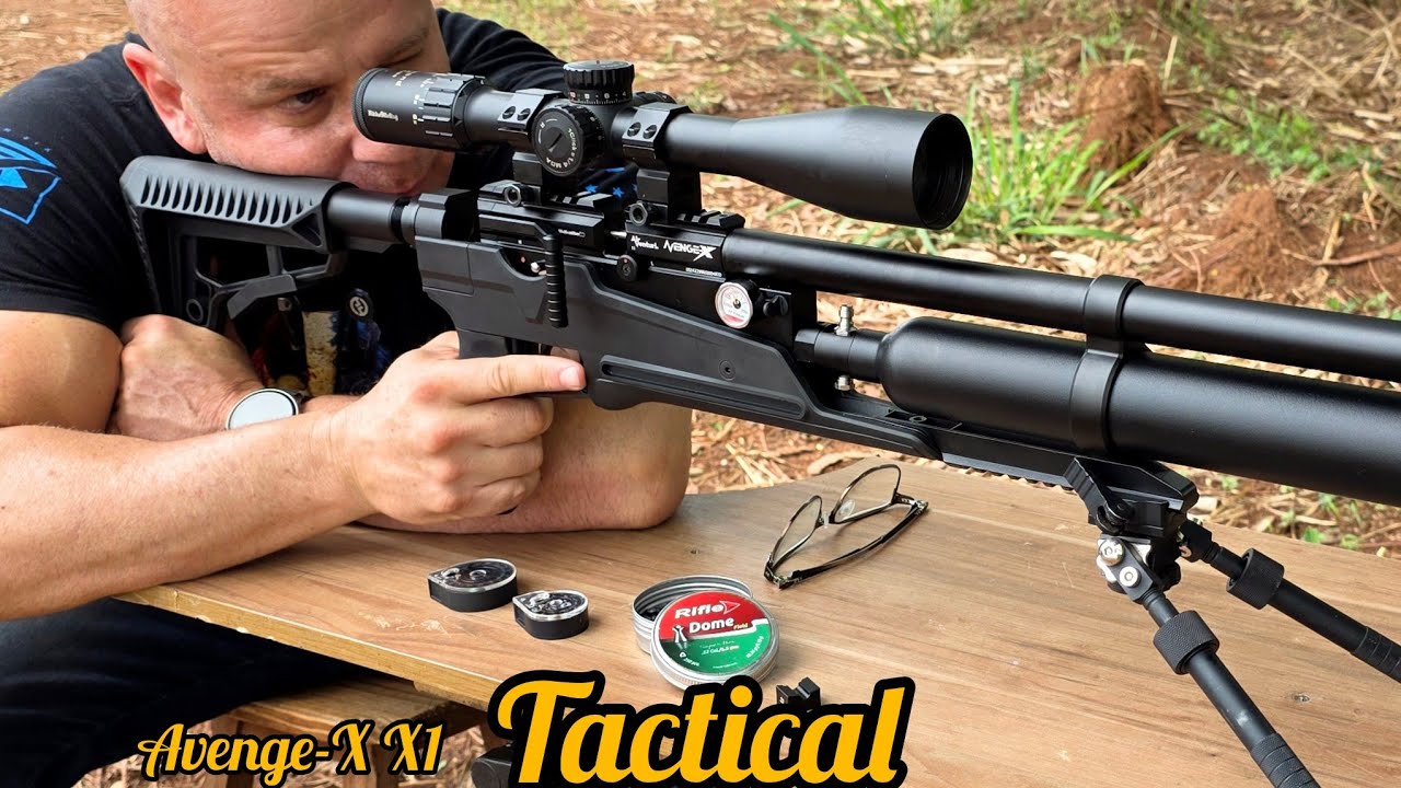 REVIEW DA IMPRESSIONANTE  CARABINA AVENGE-X X1 BT TACTICAL  DA NOVA VISTA BRASIL CAL. .22