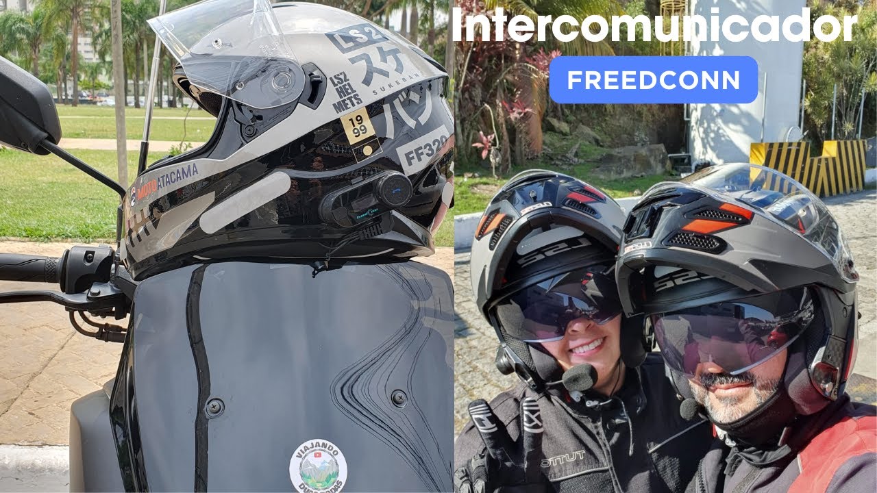 INTERCOMUNICADOR DE CAPACETE: VALE A PENA?  FREEDCONN TCOM.