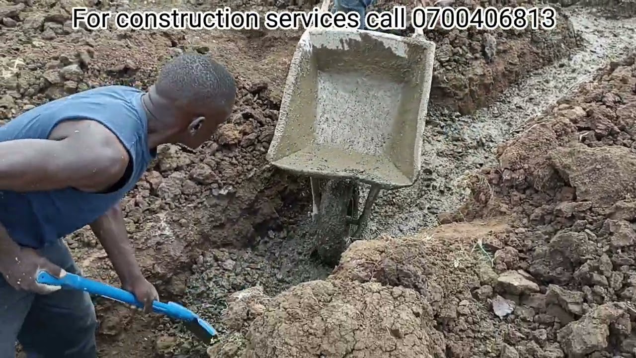 This is how you build a house in KENYA STEP 3 / 3 bedroom bungalow house construction for client