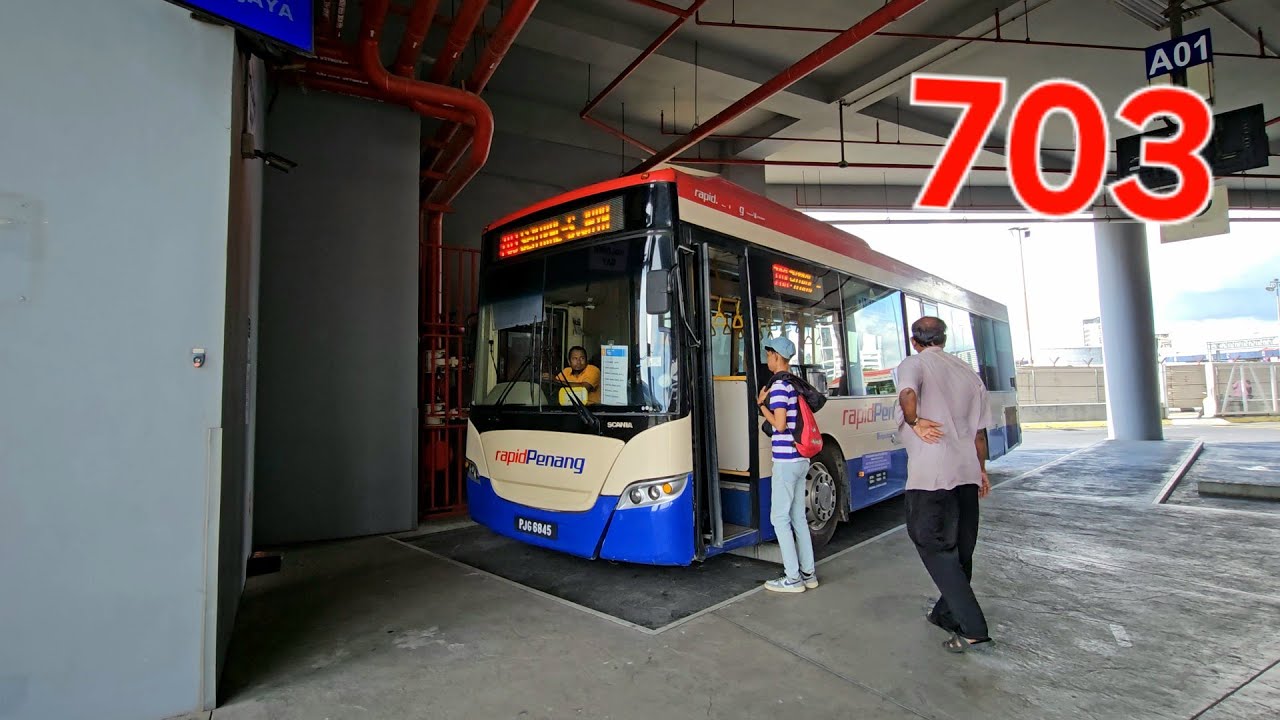 PJG6845 - RapidPenang Bus Service 703 [Scania K270UB]