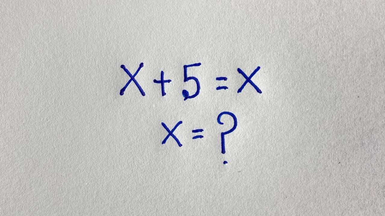 A Tricky Maths Question Solutions for Fun! | Algebra problem |