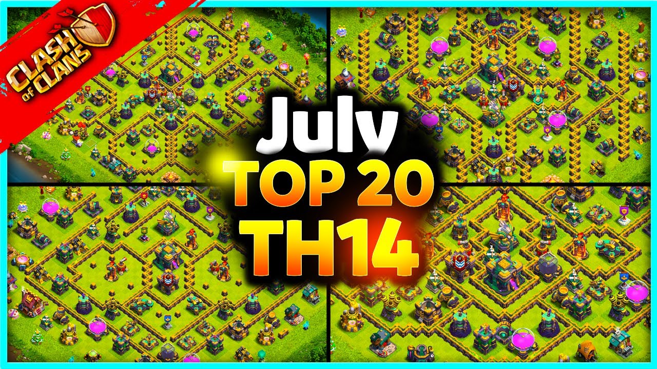 NEW Best INSANE TH14 WAR/TROPHY Base Link (Top20) Clash of Clans - Town Hall 14 War Bases - TH14 Def