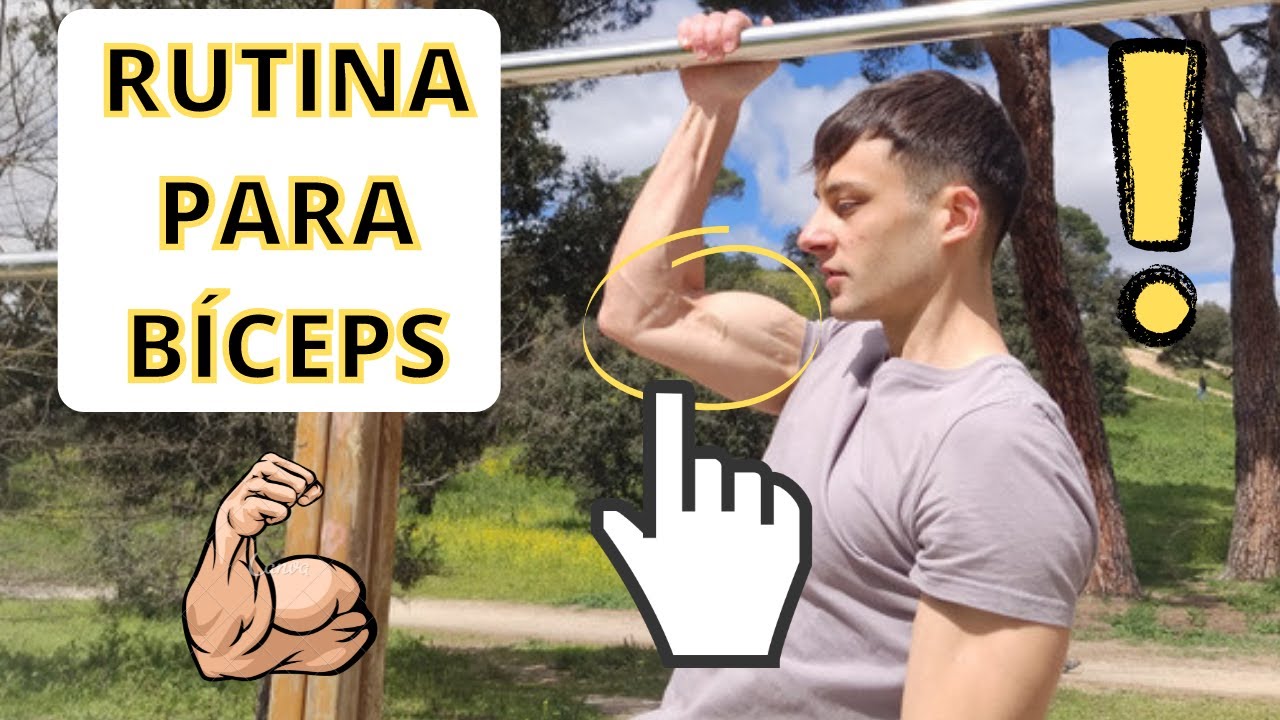 RUTINA c&oacute;mo construir B&Iacute;CEPS CON CALISTENIA - How to Build Lean Biceps