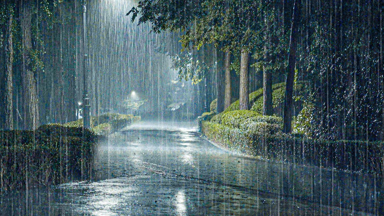 Eyes Close Naturally When Listening | Heavy Rain, Sleep Induction, Sleep Music