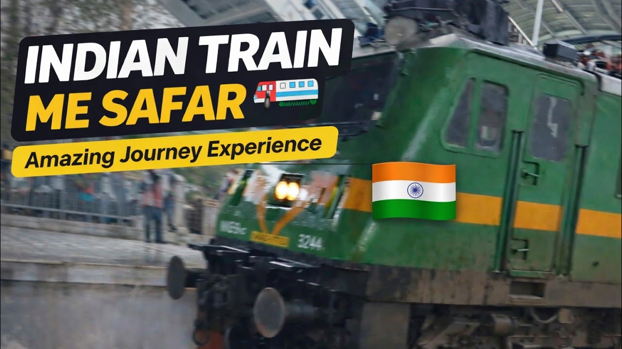 INDIAN TRAIN 🚆 ME SAFAR 🫡🤗