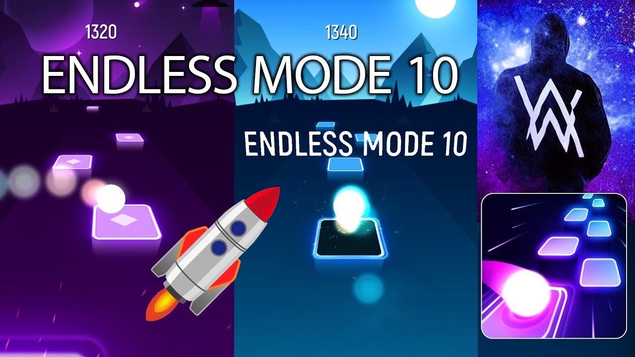 Tiles Hop - Faded World Record ( ENDLESS MODE 10 )