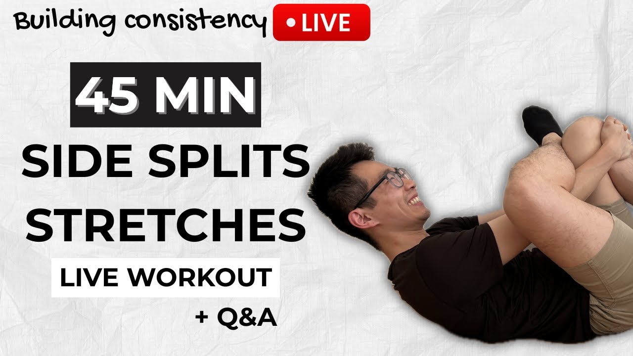 From Stiff to More Flexible - Lower Body and Middle Splits Live Stretching Session