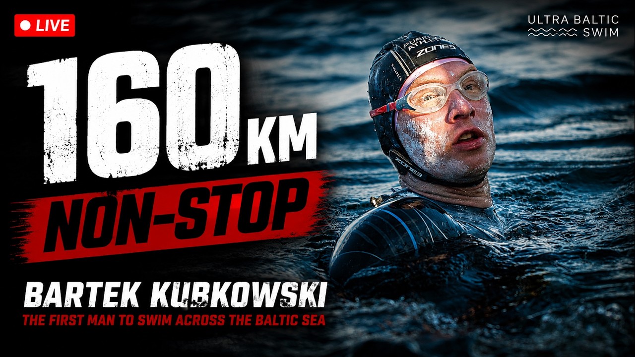 🌊 ULTRA BALTIC SWIM 2026 - Bartek Kubkowski 160KM thru Baltic Sea Challange - LIVE 🌊