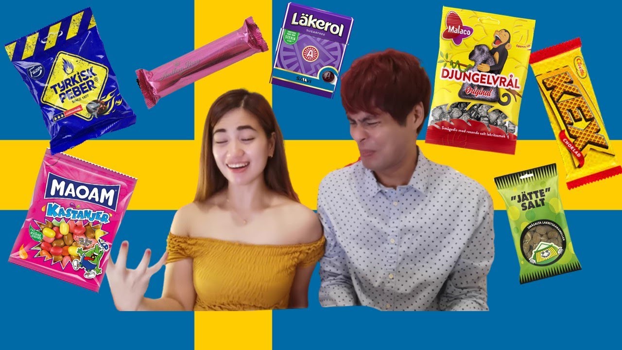 South East Asians Try Weird Swedish Candy for the first time || Djungelvrål