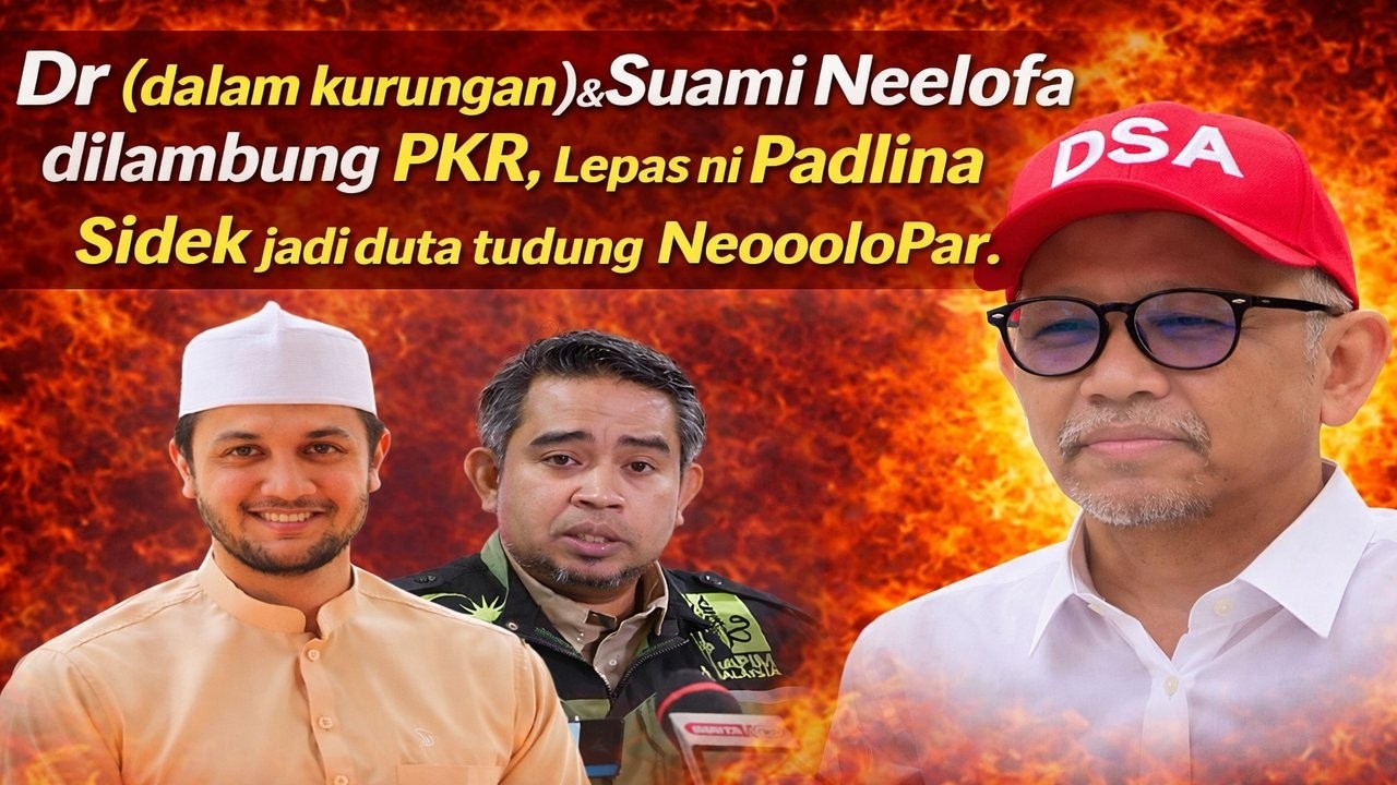 Dr dalam kurungan & Suami Neelofa dilambung PKR, Lepas ni Padlina Sidek jadi duta tudung NeoooloPar 