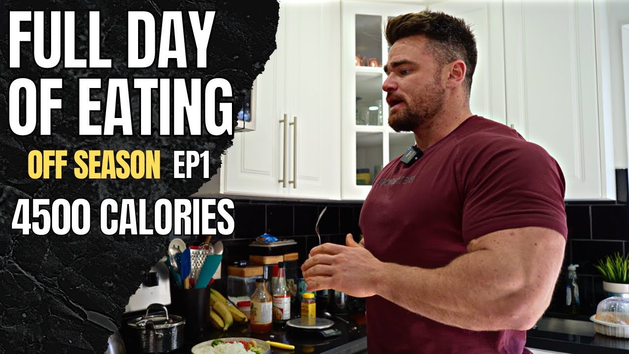 Full Day of Eating | 4500 calories |  Gain Size | Classic Physique