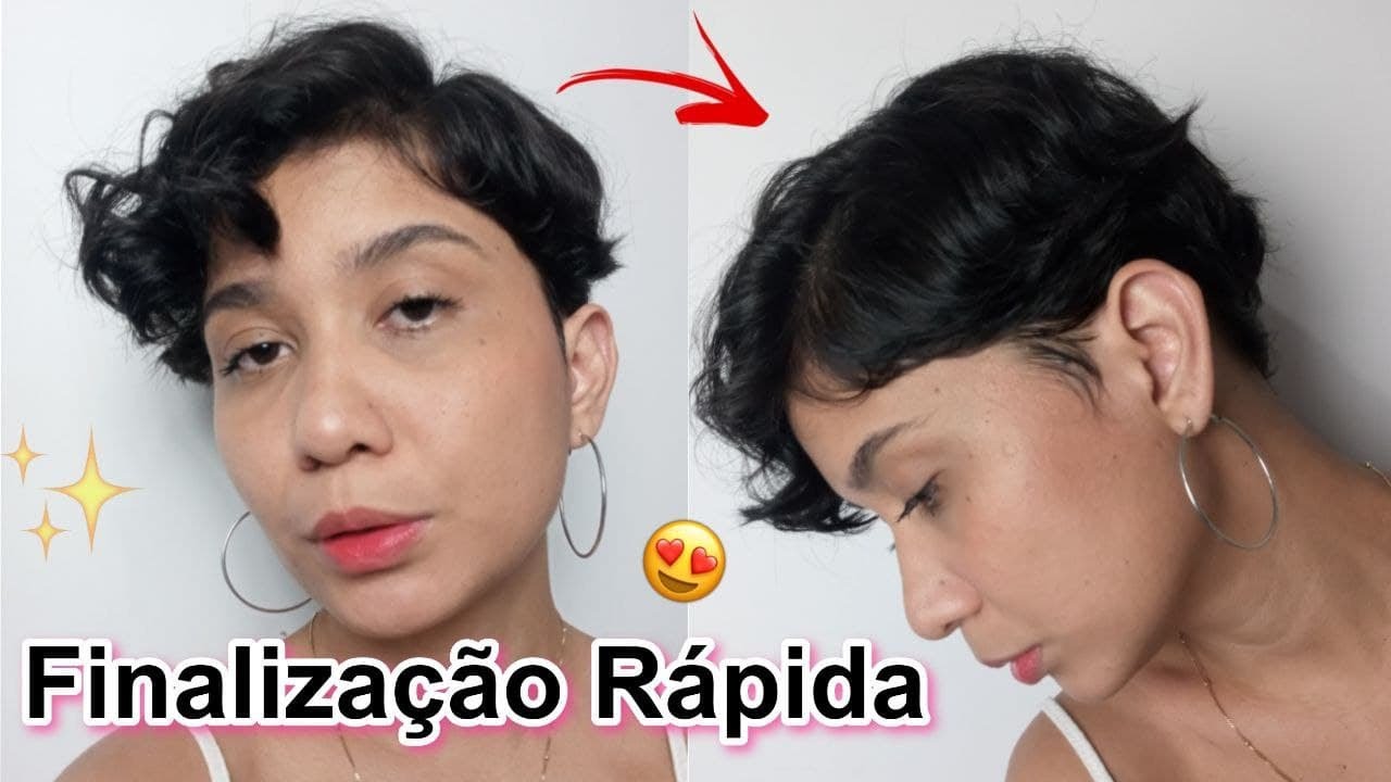 COMO FINALIZAR O CABELO PIXIE CUT/ONDULADO 2ABC CURTO