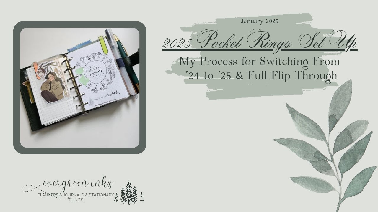 2025 Pocket Rings Set Up | My Process for Switching & Full Flip Through