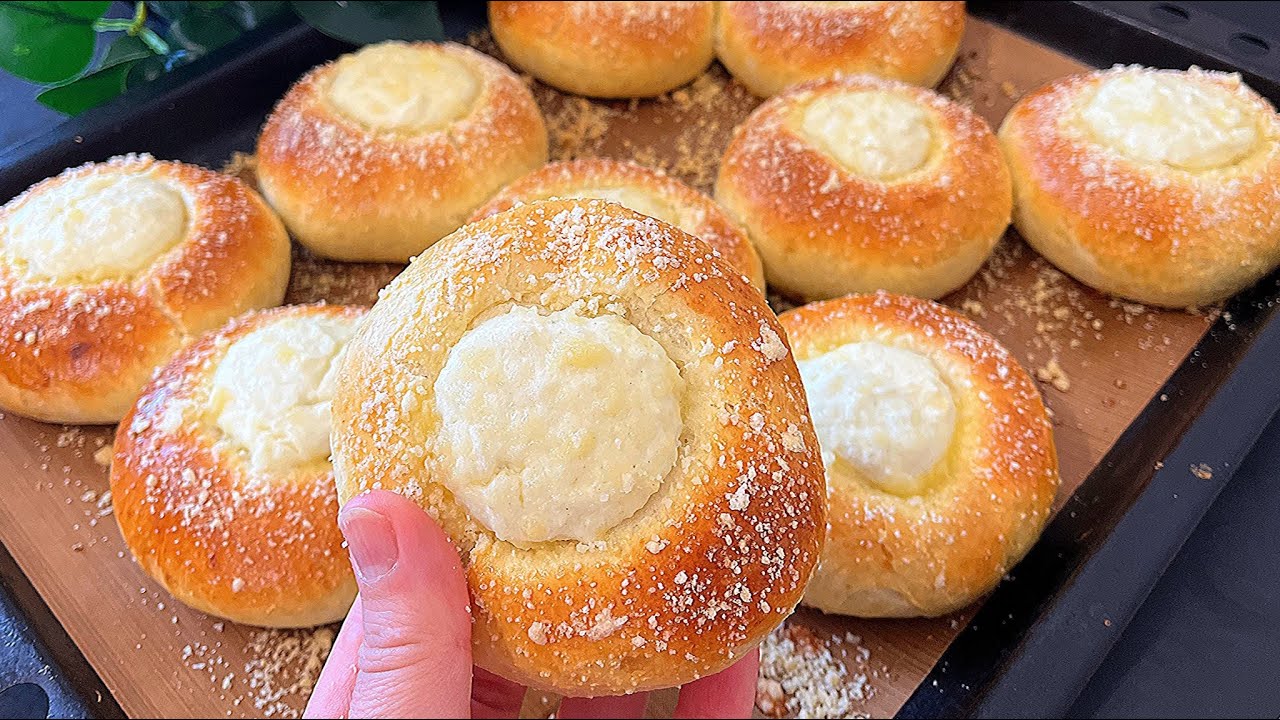 Нежнейшие Ватрушки с творогом! Невероятное тесто! Лучший рецепт!