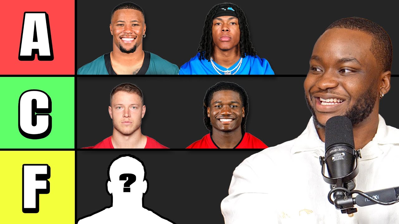 We Put NFL Running Backs In A Tier List