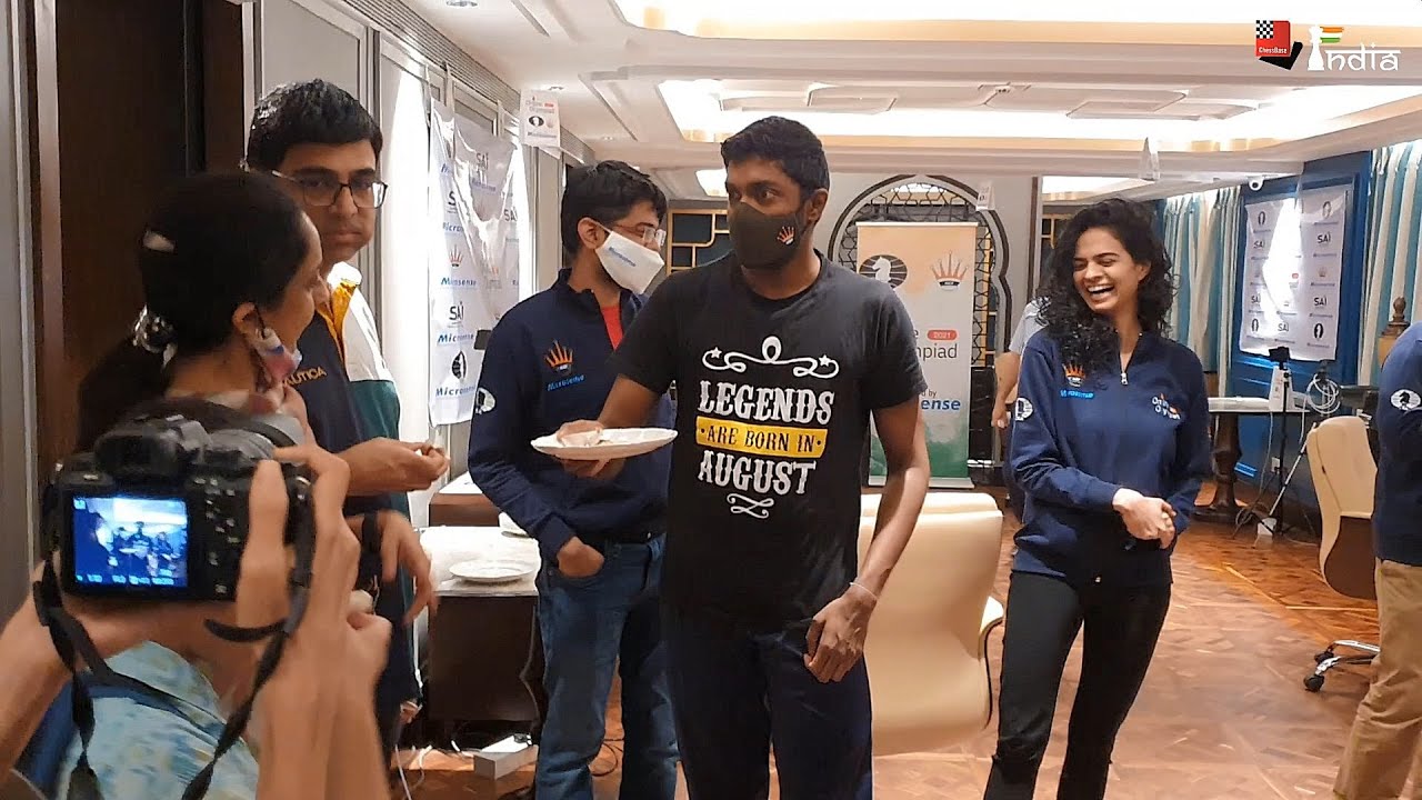 Mood after India makes it to QF + Adhiban's big announcement | ft.Aruna Anand | Online Olympiad 2021