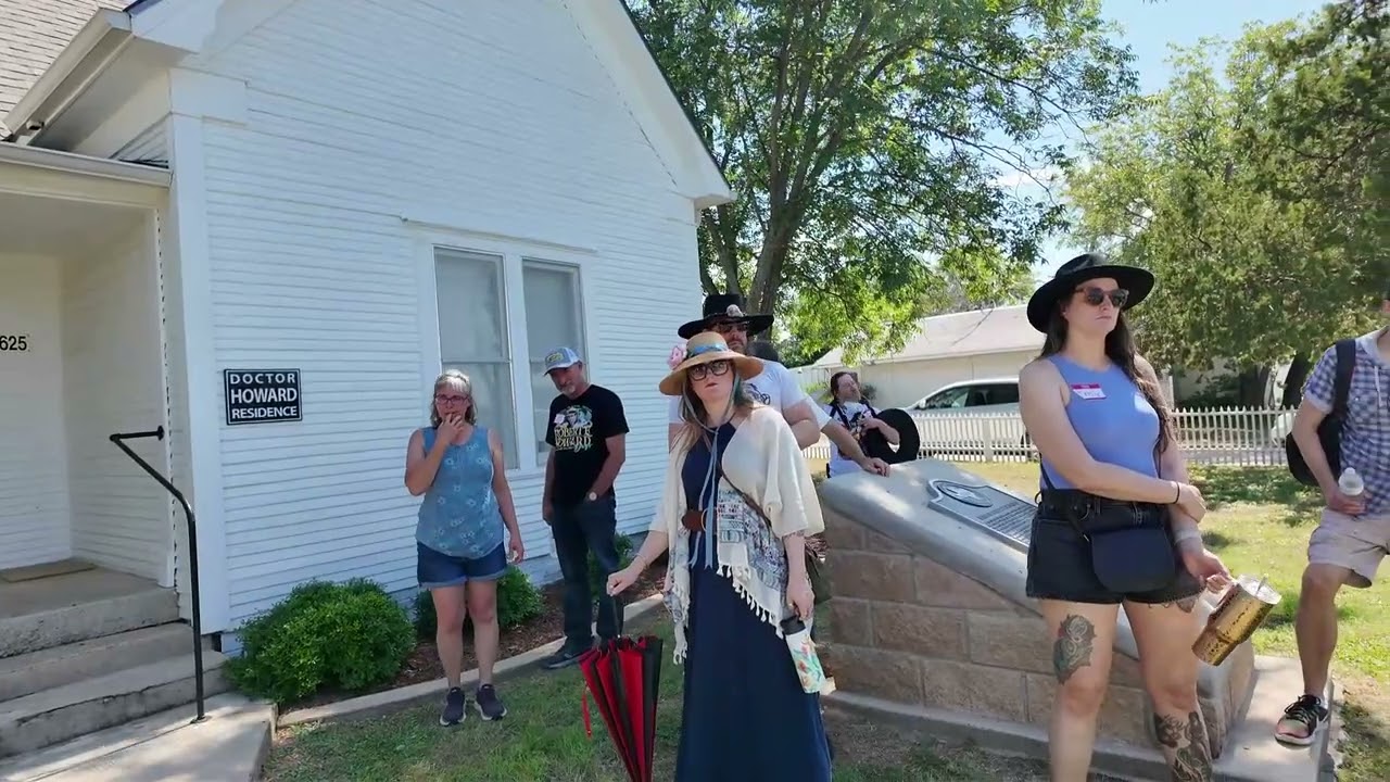 Robert E Howard Oustide House Tour