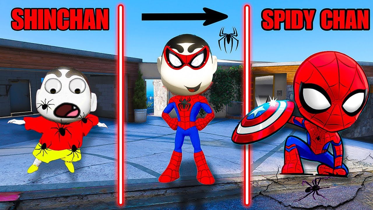 Upgrading $1 SHINCHAN to $1,000,000,000 SPIDY SHINCHAN In GTA 5 Tamil | Gta 5 tamil | Gta 5