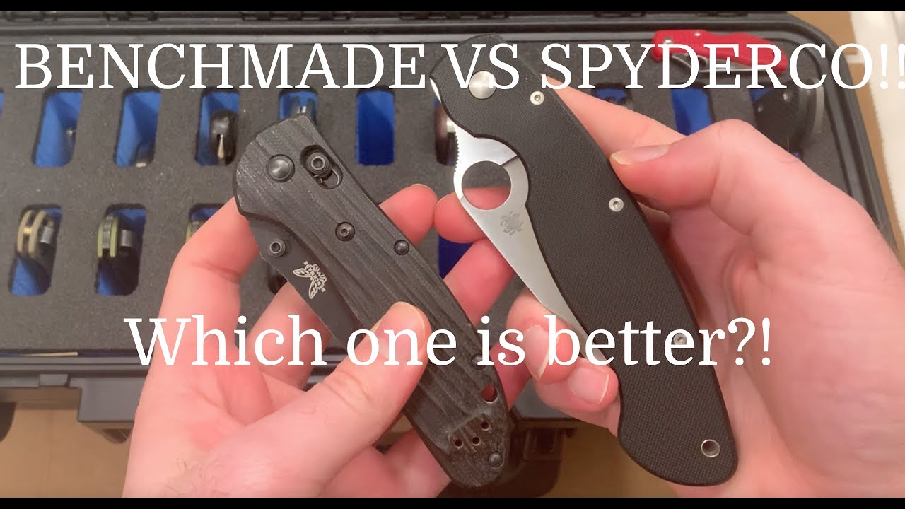 What's the best Knife Brand!? Benchmade VS Spyderco!