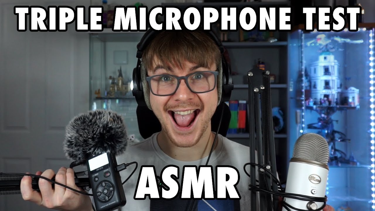 ASMR - Triple Microphone Test! (Whispered & Soft-Spoken)