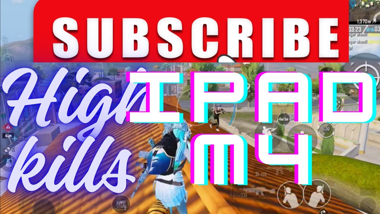 iPad M4 PUBG High Kill Gameplay 🔥 Insane Clutch & Smooth 120FPS