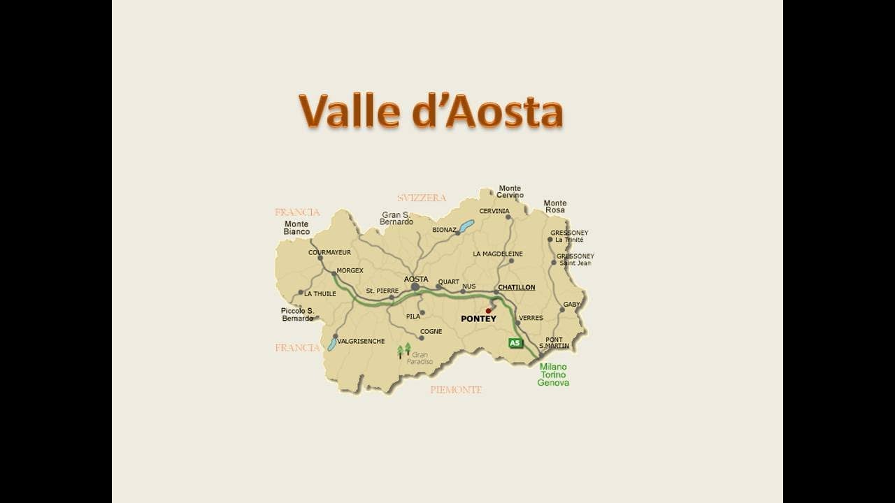 Valle d'Aosta. Lezione di geografia.