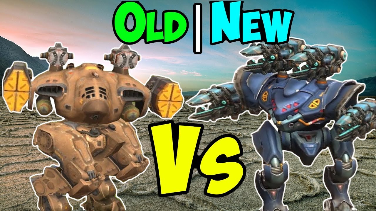 War Robots OLD Vs NEW: DB Griffin Vs Scourge Spectre Gameplay WR